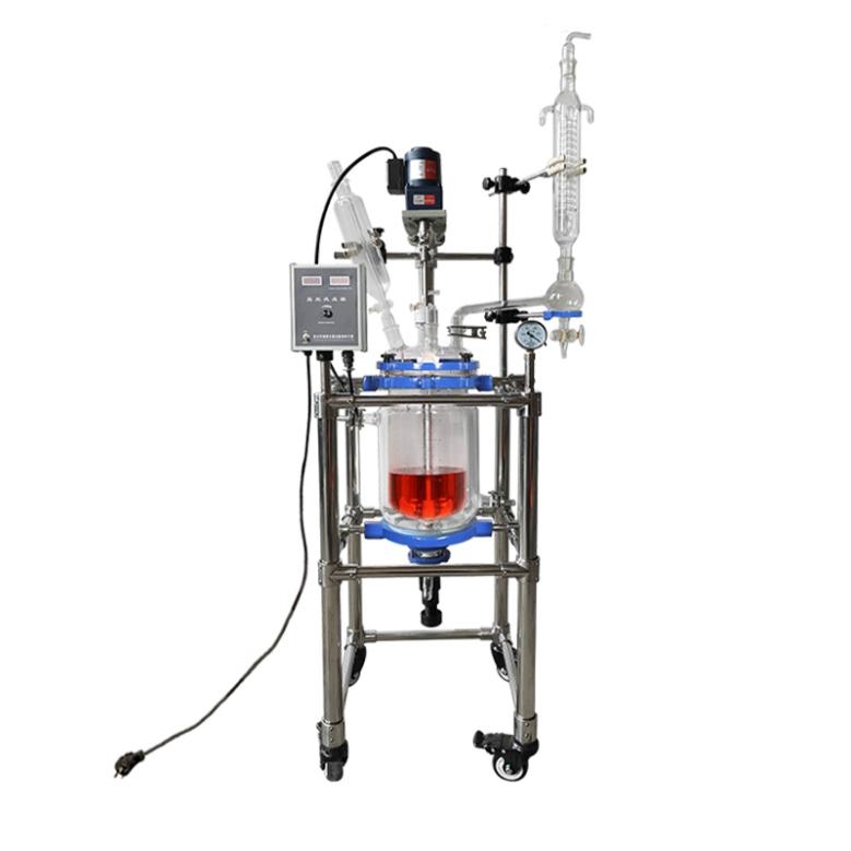 SF-1-5L 雙層玻璃反應(yīng)釜(框架式)